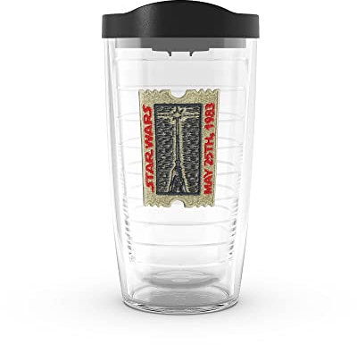 Tervis Star Wars Return of The Jedi Ticket Insulated Tumbler, 16oz, Classic