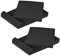 HUIOP 2 Ensembles/Paquet de Coussinets en Mousse d'isolation pour Haut-Parleur de Moniteur de Studio Max. Zone utilisable de 11 * 7,4 Pouces,Speaker Isolation Pad