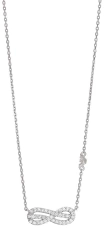 Emporio Armani Women's Sterling Silver Station Necklace, EG3597040
