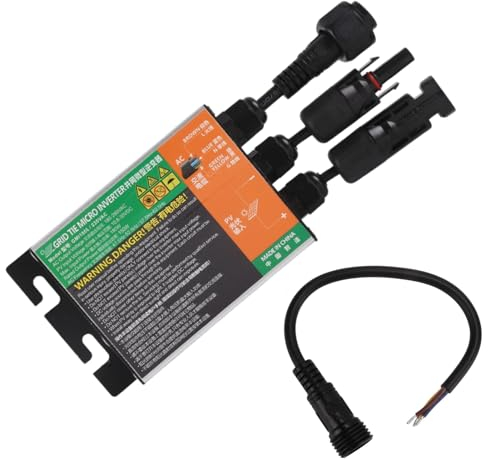 Jadeshay Micro Onduleur Solaire 120W Grid Tie Inverter MPPT 230V à Onde sinusoïdale Onduleur Solaire au réseau pour système Solaire sur Balcon