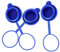 WHAMVOX 3piezas Tapa De Garrafa De Agua Reemplazo Para Botellas De Agua Reutilizable y Práctica