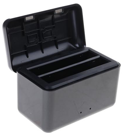 Haoyull Effiziente Akku-Ladelösung, Doppelkanal-Ladebox für 360 X4 Action-Kamera-Akku-Ladegerät