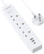 NTONPOWER Extension Lead，3 Gang Extension Lead with USB C,Surge Protection Switch Plug Extension with 1.5M Extension Cord for Home, Office