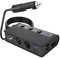 Holibanna Adaptateur de Chargeur Voiture Ports Allume avec USB et Interrupteur Indépendant Chargeur Multi Usage pour GPS Aspirateur et Équipements Divers
