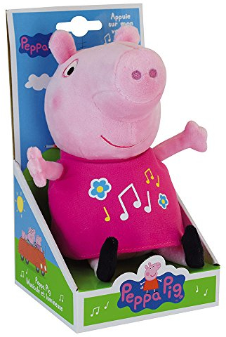 Jemini – 023344 – Peppa Pig – Plüschtier mit Musik und Licht, +/-25 cm