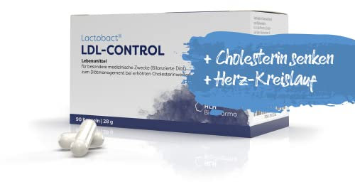 Lactobact LDL-CONTROL, 2 x 90 Kapseln Sparset – Lebensmittel für besondere medizinische Zwecke, dessen Bakterienstamm* bei regelmäßiger Einnahme die Cholesterinwerte senken kann