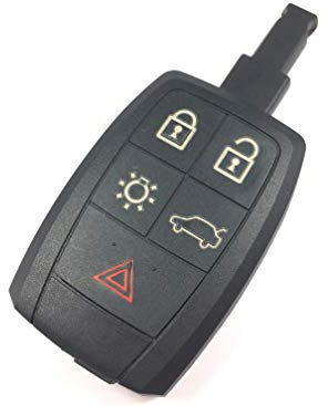 Automobile Locksmith 5 Button Remote Key Shell Case for VOLVO C70 C30 V40 V50 smart keyless entry remote fob