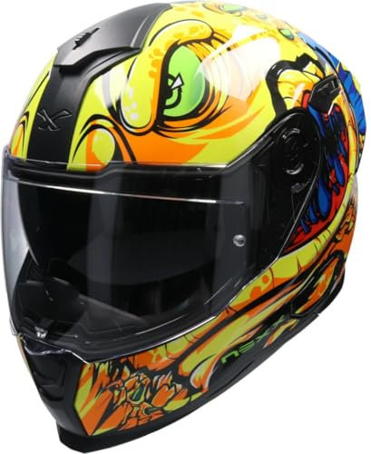 NEXX SX.100R Abisal Helm (Yellow/Blue,XS (53/54))