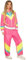 Boland 88533 - Kostüm Trainingsanzug 80er Jahre mit Taschen, Jacke und Hose, Campinganzug, Jogginganzug, Junggesellenabschied, Retro Style, Sportler, Gruppenkostüm, Motto Party, Karneval