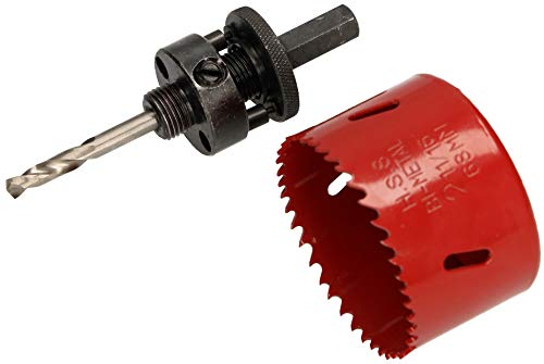 KOTARBAU Lochsäge 68 mm HSS mit Zentrierbohrer Lochfräse Bohrkrone Lochkreissäge Sägekranz für Metall, Edelstahl, Holz, Kunststoff