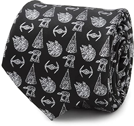 Star Wars Mandalorian Krawatten, Battle Black, Einheitsgröße