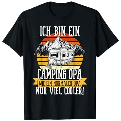 Camper Opa Camping Wohnmobil Vatertag Wohnwagen T-Shirt
