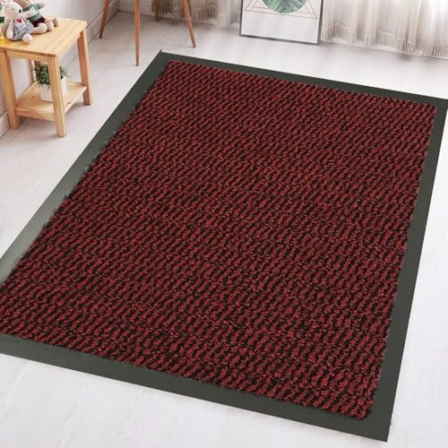 GULLAMBO Extra Large Long Carpet Mats for Floor Non Slippery 200cm x 90cm for Commercial Business restaurants hospitals Offices Hotels School High Traffic Areas backyards Industrial Entrance pathway