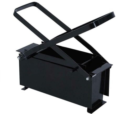 MOUMOUTEN Papier-Brikett-Hersteller, Papier-Ziegel-Hersteller, strapazierfähige Zeitungs-Ziegel-Recycler-Presse, kartonfreier Brennstoff-Kompressor zum Heizen von Feuerherden zu Hause (25,6 x 12,6 x 8