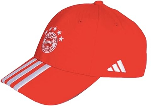 adidas Herren FCB Baseballkappe, rot/weiß, Einheitsgröße