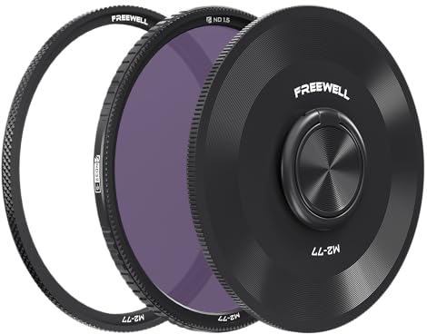 Freewell 77 mm natürliche Dichte ND32 (5 Blendenstufen) ND1.5 Kamerafilter, kompatibel mit der M2-Serie