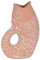 Große Vase Fisch aus Keramik, Modell Fisch, Höhe 30 cm
