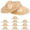 jojofuny 12pcs Mini Straw Hats, Doll Straw Hat Woven Cap, Tiny Straw Hats for Crafts, Doll Straw Cap Woven, Mini Hats for DIY Craft Jewelry Accessories Garment Decoration