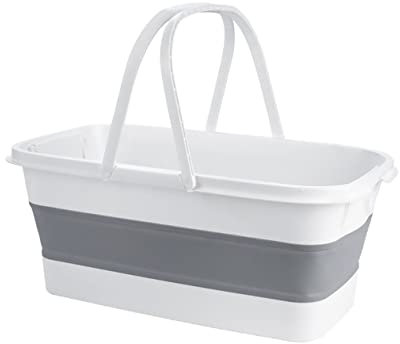 Cabilock Cubo Ropa Lavadora Fregadero Asa Multifuncional Para Camping Lavar Platos