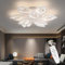 BAYHT Deckenlampe LED Deckenleuchte Dimmbar mit Fernbedienung 120W Wohnzimmerlampe Modern Design Schlafzimmerlampe Küchenlampe für Schlafzimmer Esszimmer Wohnzimmer Arbeitszimmer