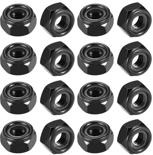 BEPSYOM 20 Pièces Hexagonaux M8, Frein en Acier Inoxydable, Autobloquant pour Vis, Boulons et Tiges Filetées, Réglage et Fixation Intérieur et Extérieur