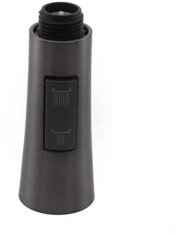 Gdfnmogo Soffione doccia per rubinetto, ugello per rubinetto, doccetta estraibile per rubinetto, 2 funzioni, parte di ricambio per rubinetto da cucina (grigio)