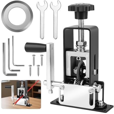 Manual Wire Cable Stripper Machine, Copper Wire Stripping Machine 0.06-1 Inches, Wire Peeler Stripers Electrical, Drill Powered Hand Crank Wire Stripper Tool, Wire Satripper for Scrap Copper Recycling
