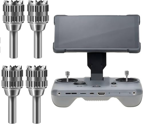 Mavic 4 Pro Control Sticks, Drone Joysticks for DJI RC Pro 2, Remote Controller Rocker Stainless Steel Thumb Rocker (2 Pair)