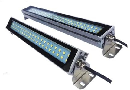 KAKAK Luce for officina a LED in lega di alluminio 110V-220V 24V-36V IP65 IP67 impermeabile for tornio CNC industriale per macchine utensili da tornio(450MM,110V-220V)