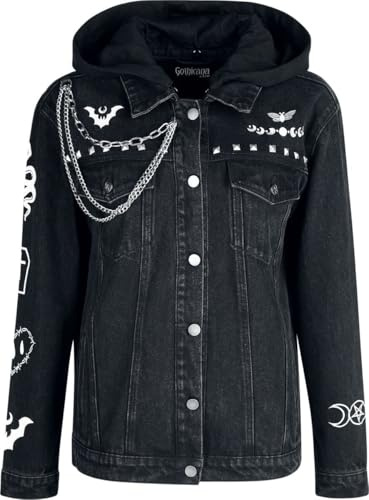 Gothicana by EMP Damen Jeansjacke The Witching Hour schwarz S