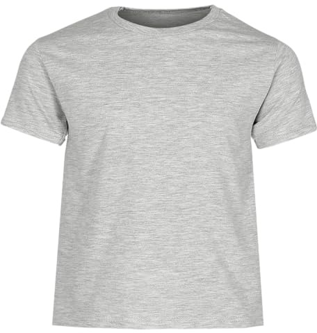 Fruit of the Loom Boys' Valueweight T Kids T-Shirt, Grey (Grey 60), 14 Years
