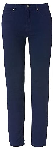 CliQue Damen 5 Pocket Ladies Cargo Trouser Pant Hose, Blau (Dunkles Marineblau), W30 (Herstellergröße: M)