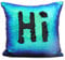 JOTOM Pailletten Kissen Kissenbezug Glitzer Sofa Deko Kissen Bezug zweifarbig Farbwechsel Meerjungfrau Kissenhülle 40x40cm (Blau grün Pailletten)