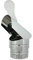 Fumaiolo gallo inox base tonda innesto M maschio (200mm)