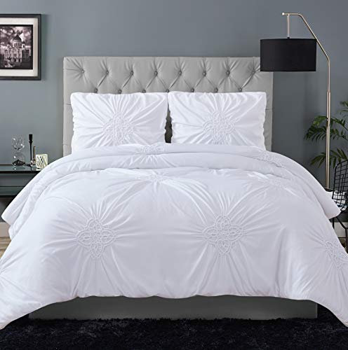 Christian Siriano NY® Greorgia Rüschen-Bettwäsche-Set, Kingsize, Weiß 3
