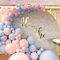 Kit con palloncini blu e rosa, per feste di nascita, per bambini e bambine, 110 pezzi di palloncini rosa e celeste per feste di sesso o di sesso, decorazioni per feste di nascita.