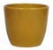 innaGLAS Grand Cache-Pot, céramique, Jaune Ocre, 22,5cm, Ø25cm - Pot Fleurs/Pot céramique
