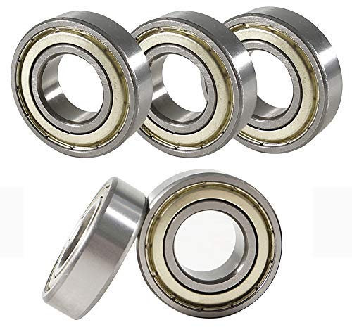 Deep Groove Ball Bearing Bearing Steel Bearings (12 * 32 * 10mm, Pack of 5)