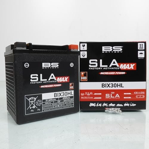 Batterie SLA BS Battery compatible avec Quad Arctic cat 700 Prowler Xt 4X4 2015 à 2016 YIX30HL / BIX30HL / 12V 30Ah