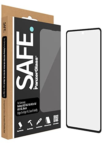 SAFE by Panzerglass Displayschutzfolie aus gehärtetem Glas für Samsung Galaxy A52 A52 5G mit vollständiger Bildschirmabdeckung
