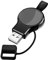LVFAN Cargador Inalámbrico para Apple Watch Series 7, Cargador de Viaje Inalámbrico Portátil con Carga Rápida Magnética Ligera para Apple Watch 8/7/6/5/4/3/2/1/SE/Ultra (Negro)