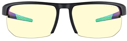 Gunnar Gaming- und Computerbrille - Razer Torpedo-X, Onyx, Amber Linsen -Premium Blaulichtbrille, Blaufilter, UV-Schutz,