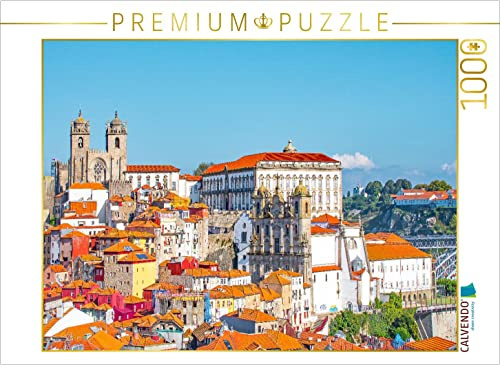 CALVENDO Puzzle Blick auf die Kathedrale von Porto | 1000 Teile Lege-Größe 64 x 48 cm Foto-Puzzle für glückliche Stunden