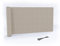 Rollmayer Balkon Sichtschutz mit Ösen und Kabelbinder Balkonabdeckung Balkonverkleidung blickdichte Wind- und UV-Schutz 100% Privatsphäre Wetterschutz (Beige 104, 0,9m x 3m) Kollektion Velvet