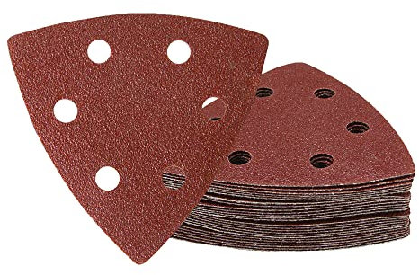 Delta-Schleifdreiecke | Korn 150 | 50-2000 Stück | Klett Schleifpapier für Deltaschleifer | 93 x 93 x 93 mm (1000)