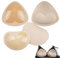 Wieysdoo Selbstklebende Einlagen BH Pads Einsätze Push Up Pads Bh-einlagen Abnehmbare Brustvergrößerung für BHs Bikini Badeanzug Sport 2 Paare (2, 2 Paar Herzform)