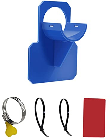 Schlauchhalter Pool, Pool Schlauchhalter Knickschutz aus Kunststoff, Schwimmbad Rohrhalterung, 30mm - 38mm Pool Schlauchhalterung mit Kabelbinder, Anti-Reißen, Anti-Strain