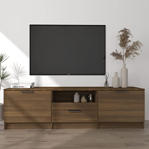 vidaXL TV-Schrank Braun Eichen-Optik 140x35x40 cm Holzwerkstoff