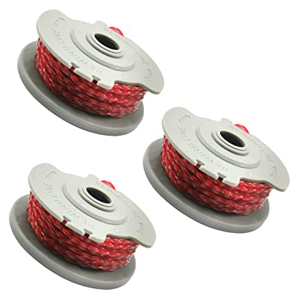 CDIYTOOL Gardena 5306-20, Ersatz-Trimmerfaden für Gardena Turbo Trimmer SmallCut 300, Gardena Ersatzfadenspule, 1,65 mm Fadenspule für Gardena Turbo Trimmer Art 8844 & Art 8845 (3)