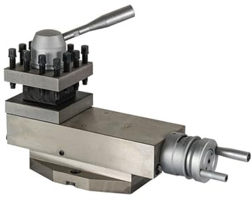 Lathe Tool Rest, 375mm Lathe Tool Post Assembly, Metal Lathe Cross Slide and Tool Post Compound Lathe Parts Stroke 145mm, Machine Tool Slide，Slide Rest，Compound Rest Assembly